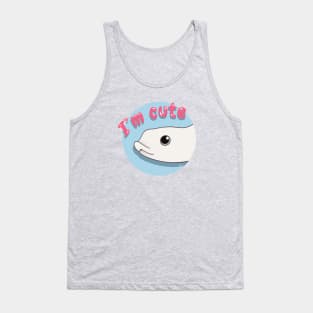 Cute Leucistic Western Hognose Snake Tank Top